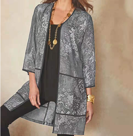 UV Protection Printed Blouse