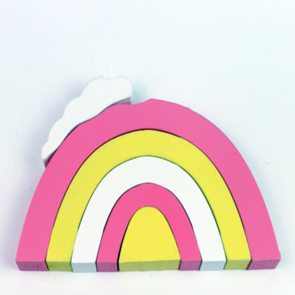 Rainbow Stacking Blocks for Photography and Kids' Room Decor