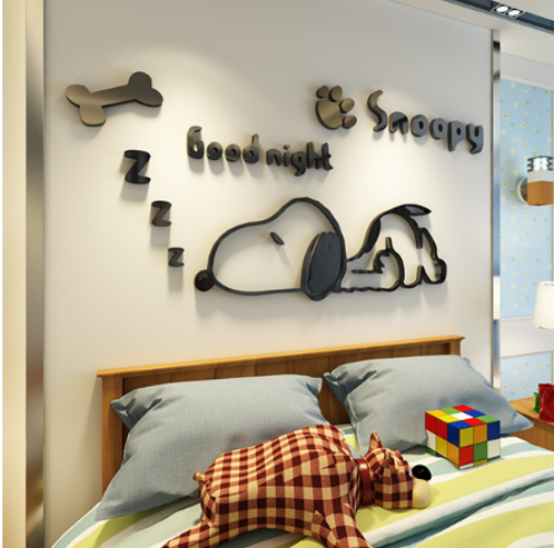 3D Acrylic Wall Stickers for Kids' Room Decor