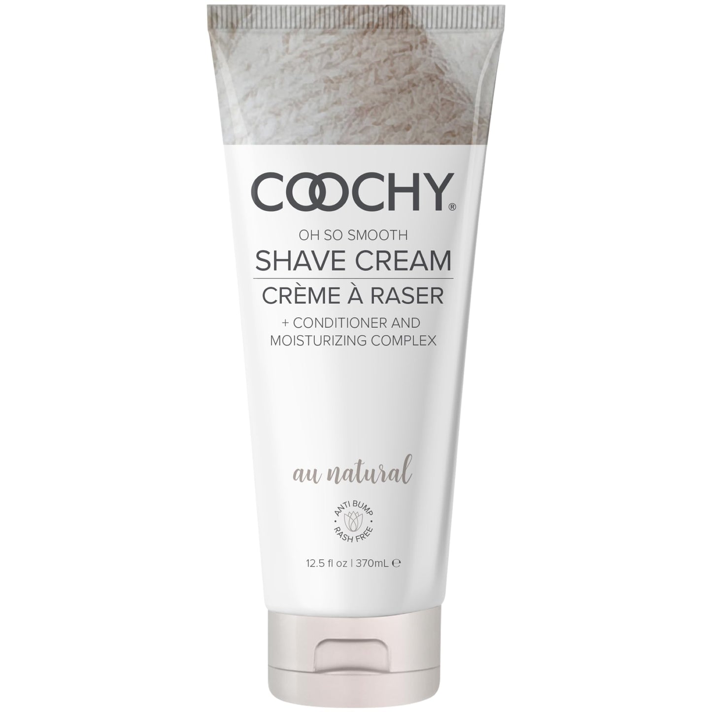 Coochy Intimate Shaving Cream | Shave Conditioner & Moisturizer for Face & Body | Ideal for Sensitive Skin Care Anti-Bump | Au Natural 12.5 oz