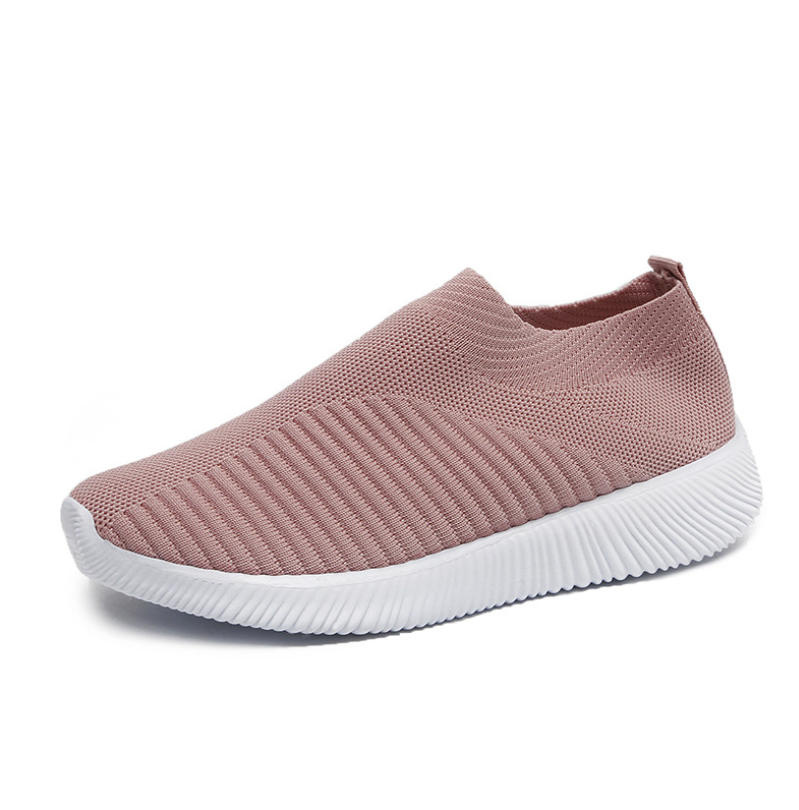 Damen-Strick-Mesh-Socken-Sneaker mit dicker Sohle
