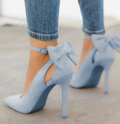 Bow Detail Stiletto Heels for Women