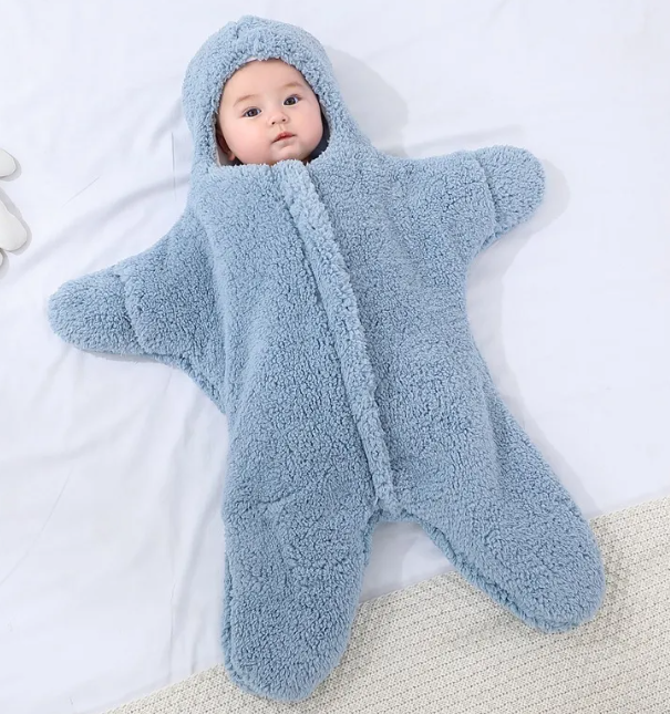 Baby-Krabbeldecke – weiche Patchwork-Baumwolldecke für Neugeborene