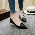 Spitze Slip-On-Ballerinas für Damen mit Streifenmuster