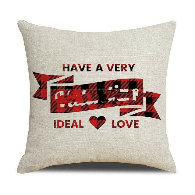 Valentine’s Red Cushion Cover, 45 × 45 cm