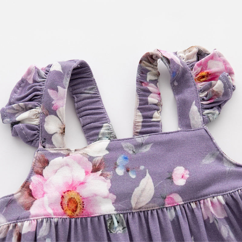 Baby Floral One-Piece Summer Outfit