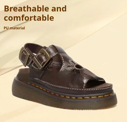 Embroidered Beach Sandals, Fashion Comfortable Outdoor Sandals