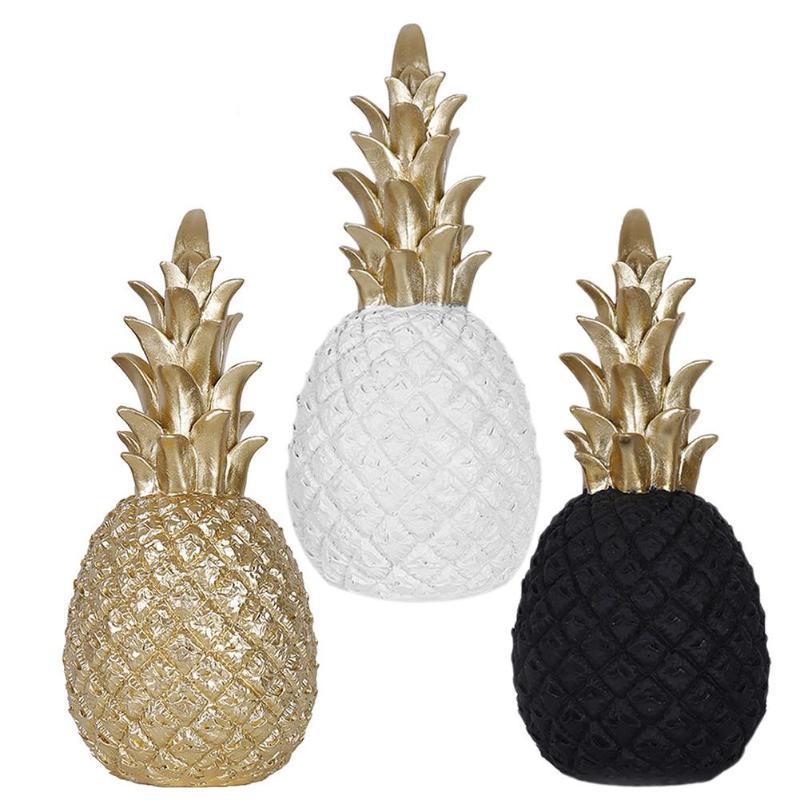 Pineapple Resin Ornament – Gold, White or Black