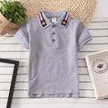 Jungen-Hemd mit Revers aus 100 % Baumwolle | Elegantes Freizeit-Oberteil für Kinder | 5 Farben | 90–130 cm
