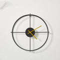 Wanduhr im nordischen Stil aus Eisen für die Wohnzimmerdekoration