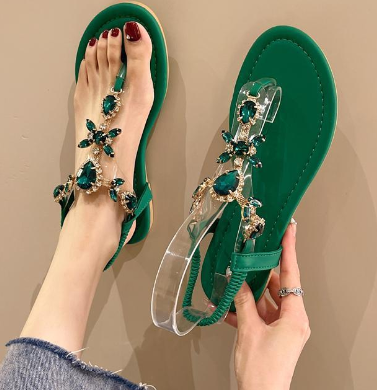 Rhinestone Sandals for Women
