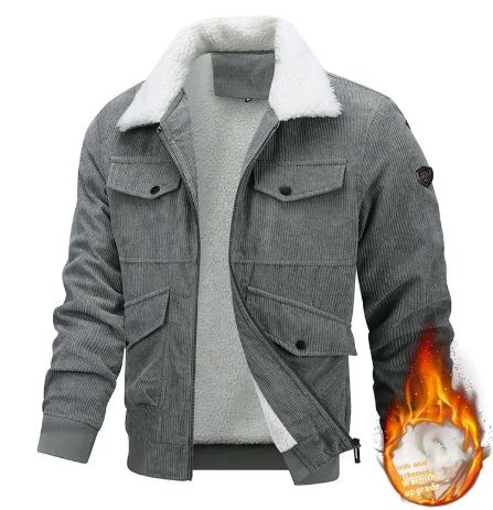 Lapel Fleece Winter Jacket