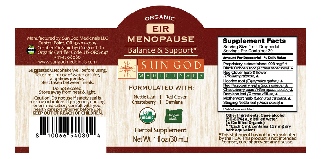 Eir Menopause Herbal Tincture
