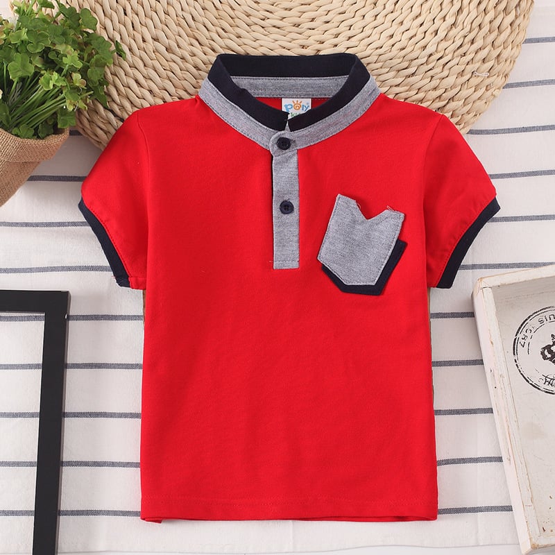 Boys’ Short-Sleeve Collared Shirt