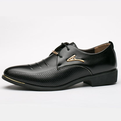 Men's Pointed Toe Business Dress Shoes