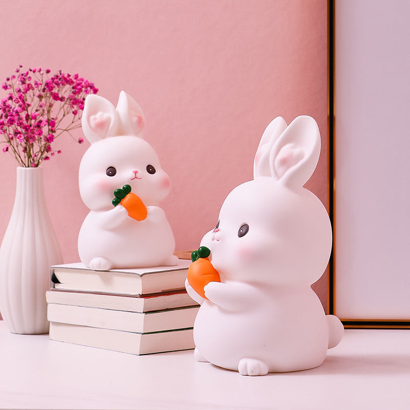 Sparschwein in Kaninchenform für die Dekoration im Kinderzimmer
