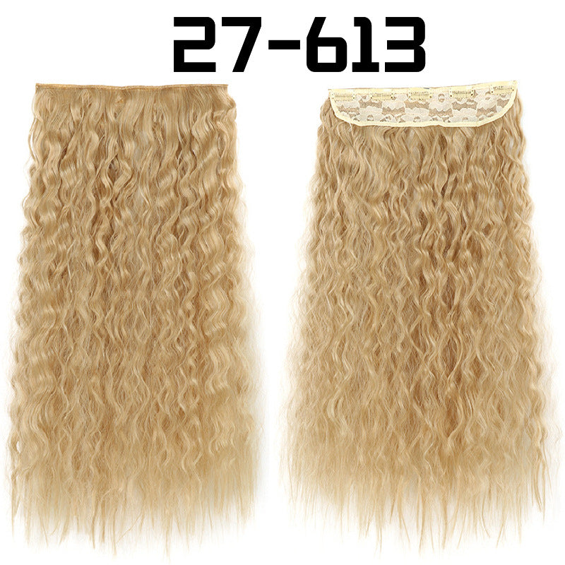 22-Inch Long Curly Synthetic Hair Extensions – Bulk Braiding Hair for Natural Styles