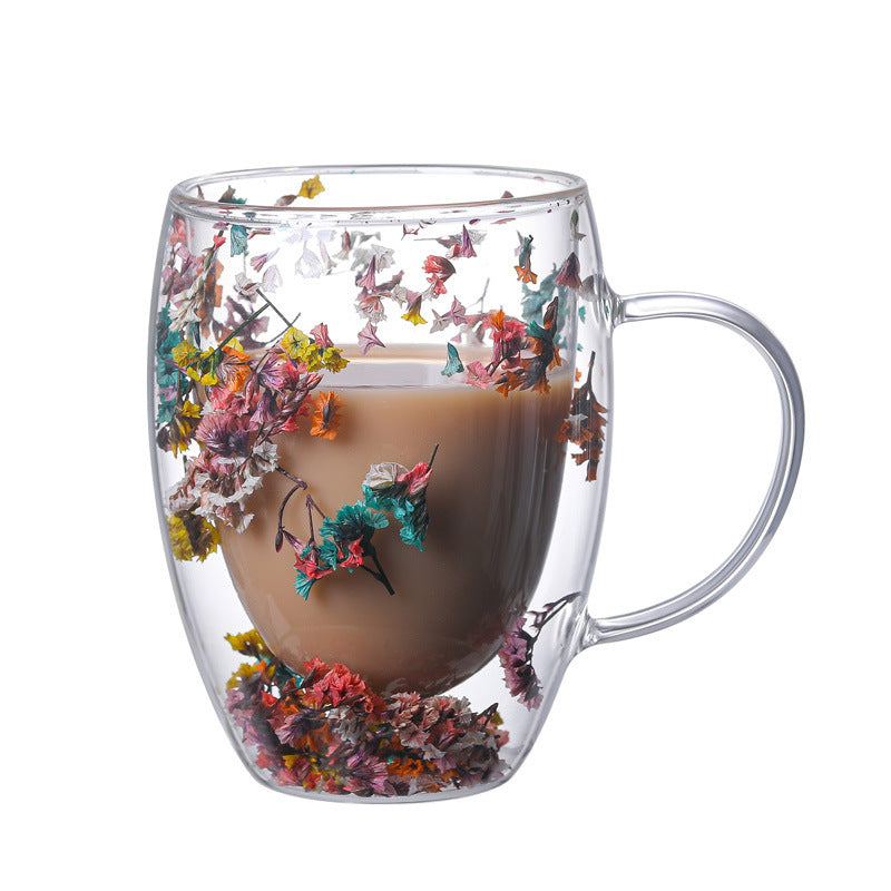 Double-Layer Borosilicate Glass Cup