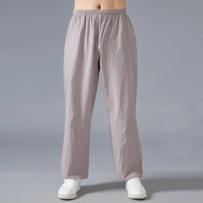Men's Loose Cotton Martial Arts & Yoga Trousers