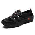 Herren-Ledersandalen mit Ausschnitten für Outdoor-Aktivitäten