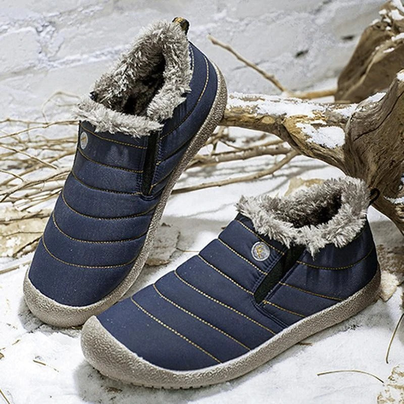 Winter Snow Boots with Rubber Soles