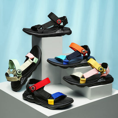 Kids' Webbing Beach Sandals – Colourful EVA Summer Sandals for Boys & Girls
