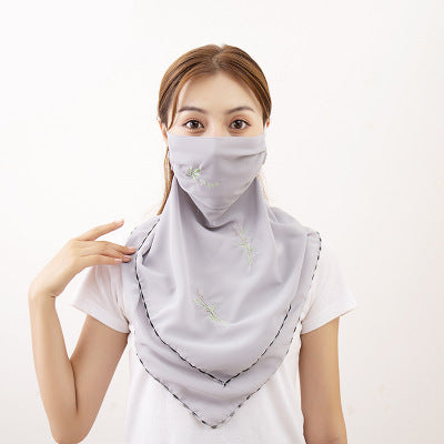 Women's UV Protection Chiffon Face Mask