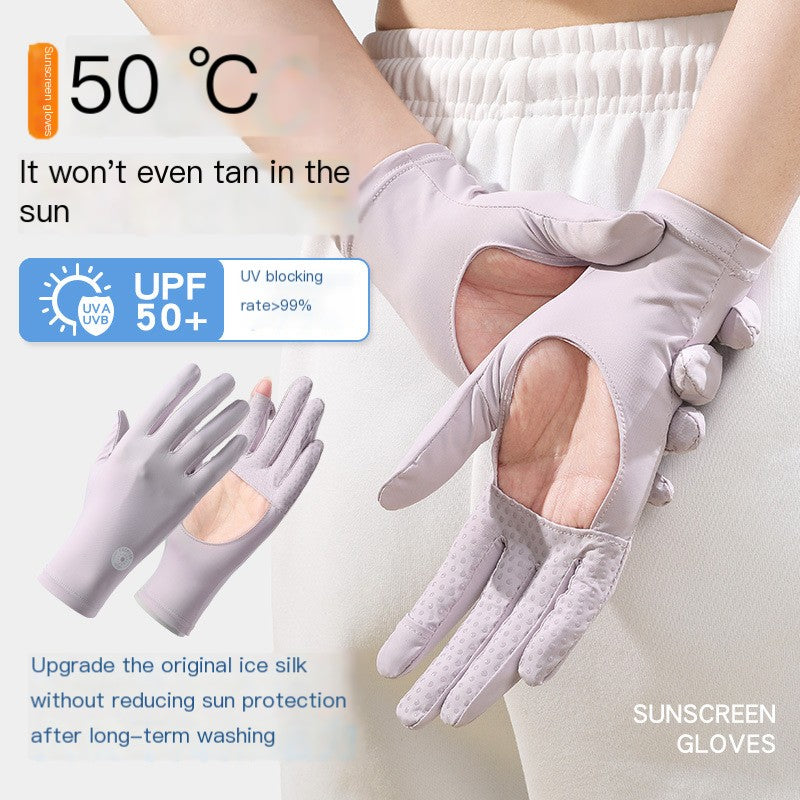 UV-Schutz Eisseide Sonnenhandschuhe