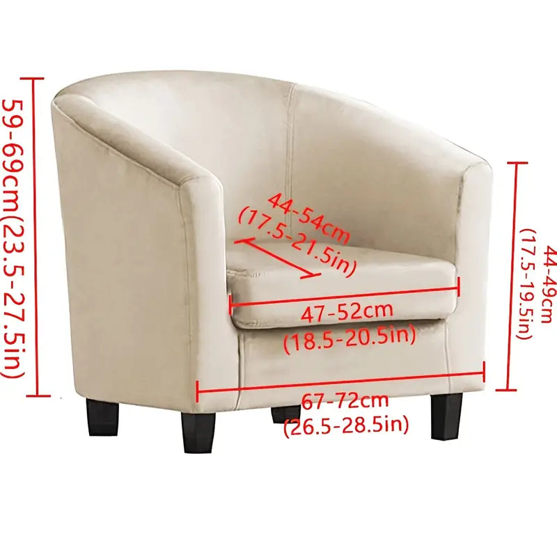 Stretch Club Chair Slipcover