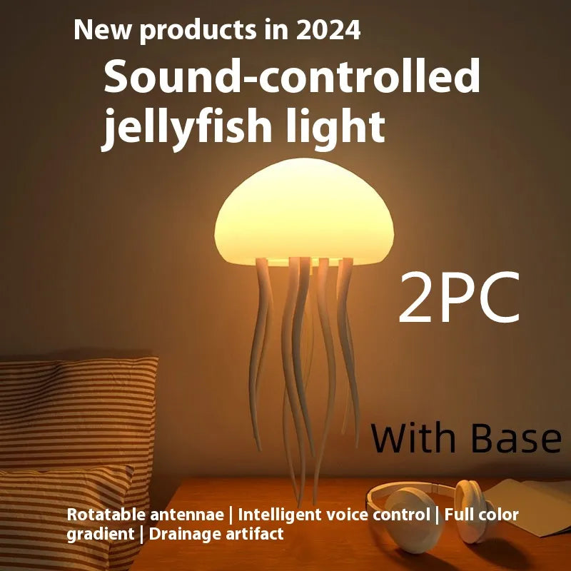 Lampe LED Méduse – Veilleuse Lumineuse & Décoration de Chambre