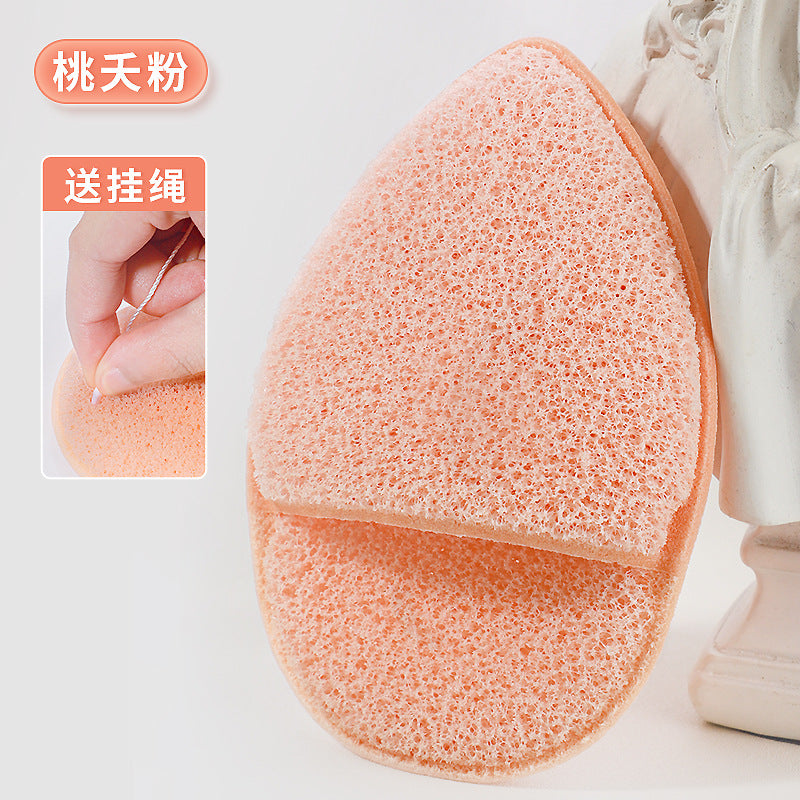 Soft Konjac Cleansing Puff with Hanging Strap – Gentle Daily Face Wash