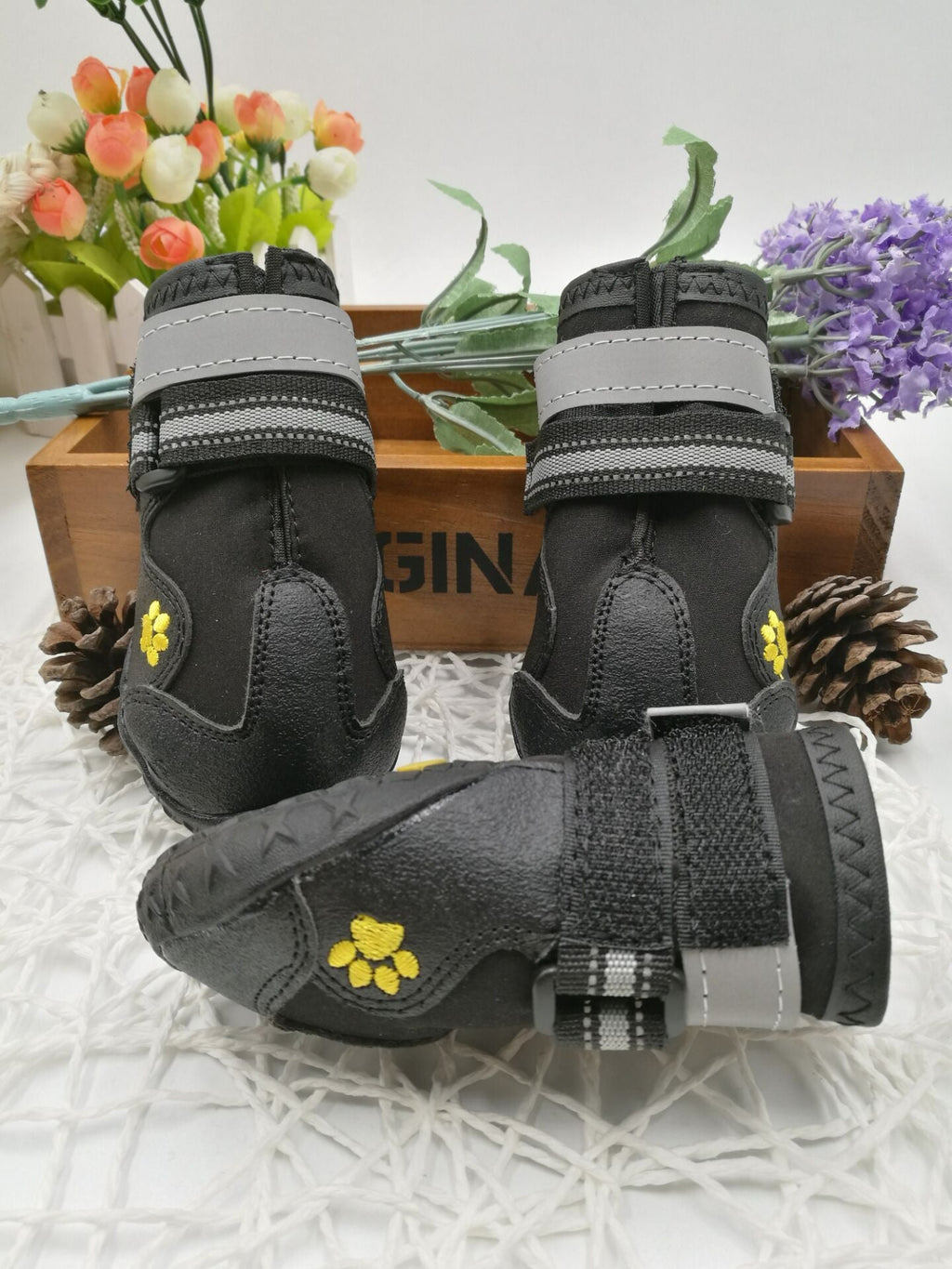 Wasserdichte Hundestiefel mit rutschfester Sohle