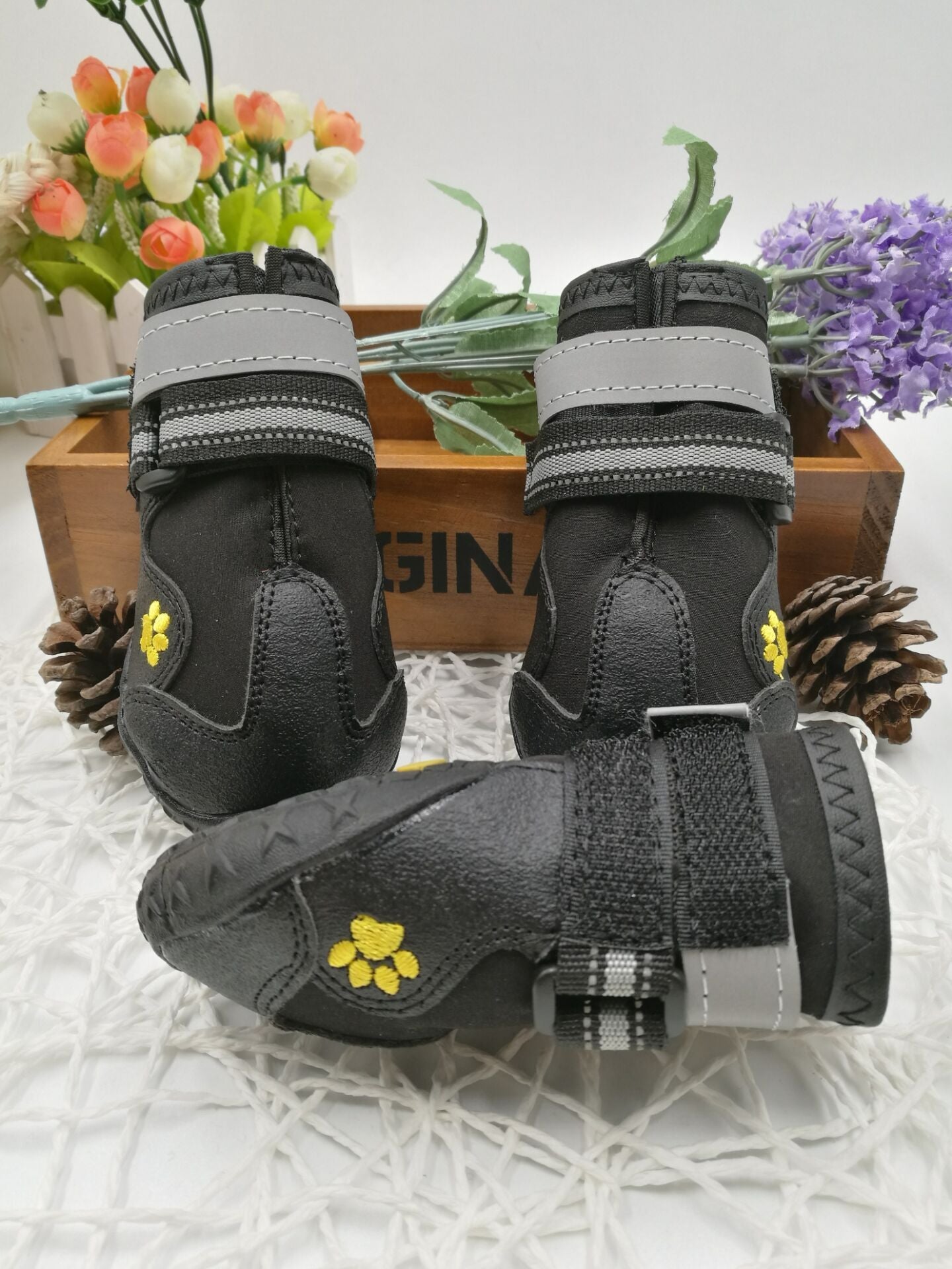 Wasserdichte Hundestiefel mit rutschfester Sohle