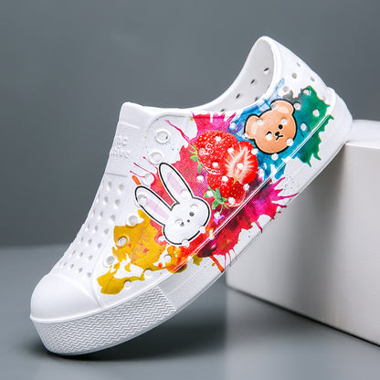 Kids' Breathable Water Sandals – Soft Sole Beach Sandals with Fun Patterns for Ages 4–12