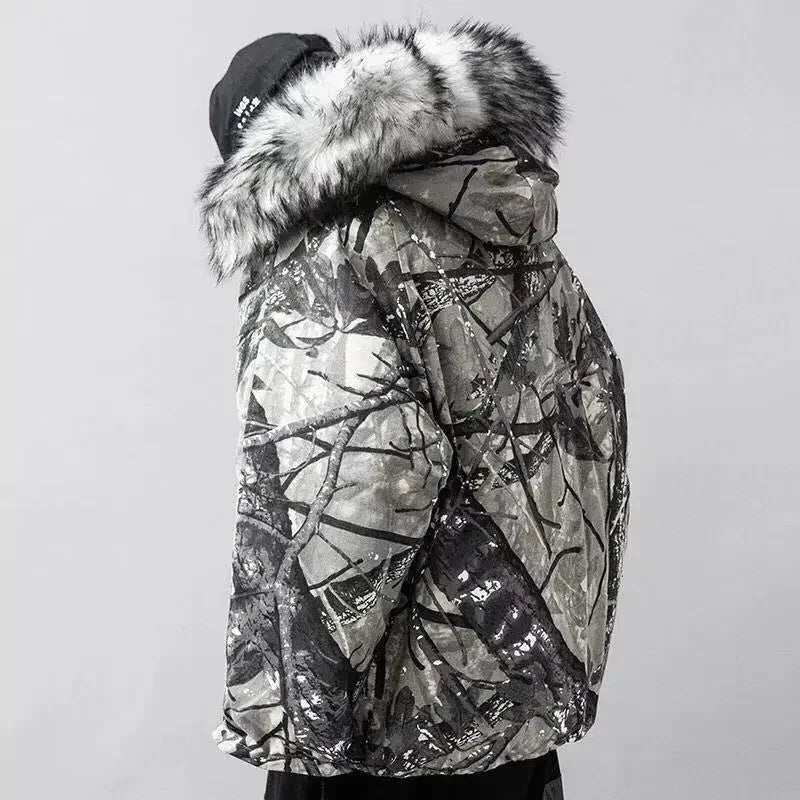 Unisex Hooded Padded Winter Jacket