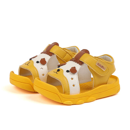 Toddler Girls' Soft-Soled Leather Sandals