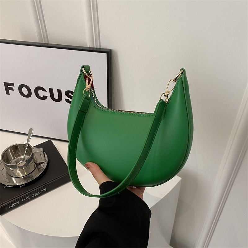 Women’s Textured Crescent Shoulder Bag