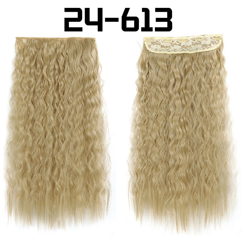 22-Inch Long Curly Synthetic Hair Extensions – Bulk Braiding Hair for Natural Styles