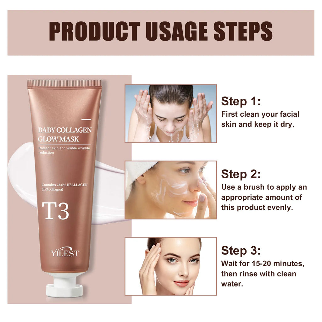 Baby Collagen Moisturising Face Mask – Plumping & Deep Hydration