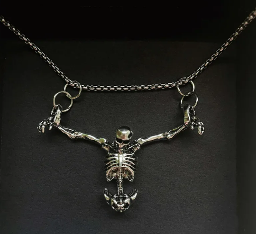 Punk Skull Pendant Necklace