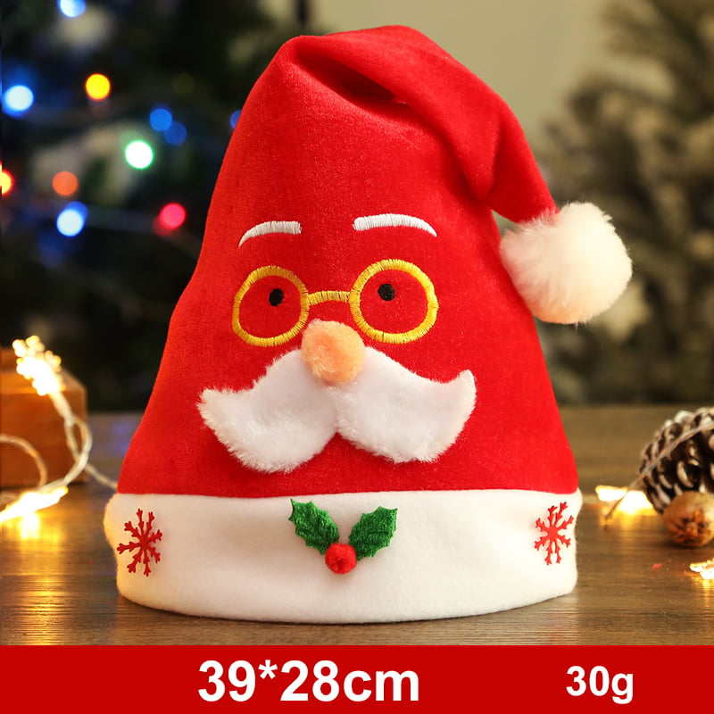 Weihnachten Schneemann & Weihnachtsmann Mützen | Festliche Weihnachtsmützen