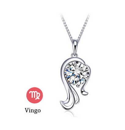 925 Pure Silver Zodiac Necklace