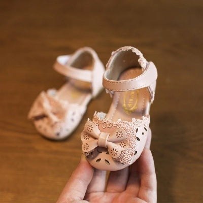 Summer Girls' Flower Princess Baotou Sandals