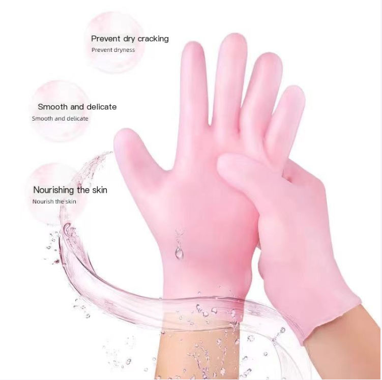 Feuchtigkeitsspendende Silikon-Handschuhe und -Socken