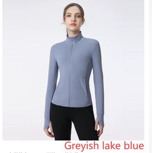 Women's Long Sleeve Zip Sports Jacket – Yoga & Running Activewear