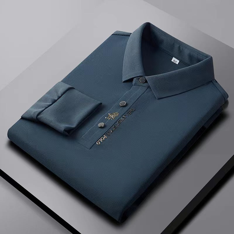 Polo respirant pour homme – Léger en nylon manches courtes et longues | M–4XL