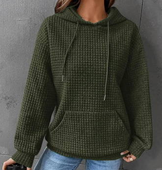 Women's Loose Hooded Sweater
