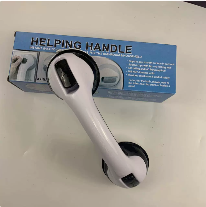 Suction Cup Bathroom Grab Bar – Non-Slip Safety Handrail