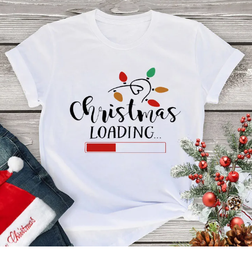 Lässiges Weihnachts-T-Shirt