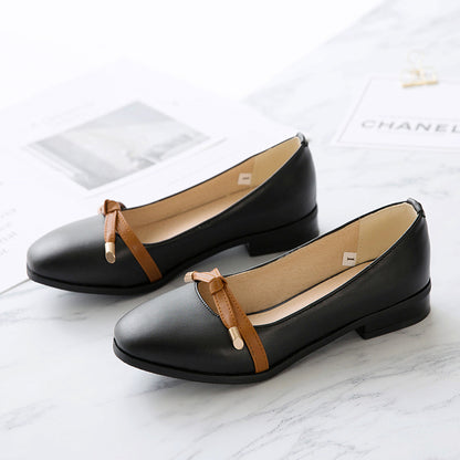 Girls' Leather High Heel Shoes | Stylish School Footwear